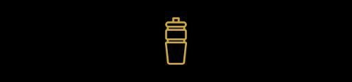 Icon Flasche in gold