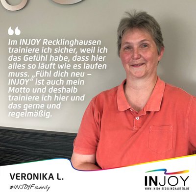 Testimonial im Fitnessstudio von INJOY Recklinghausen