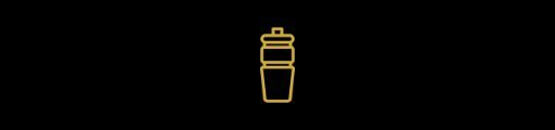 Icon Flasche in gold